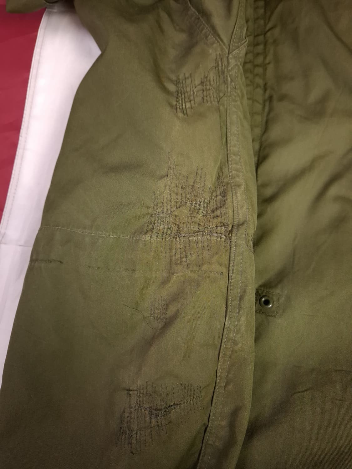 오리지날 미군 M-65 피쉬테일 개파카 미듐사이즈 상품이미지9