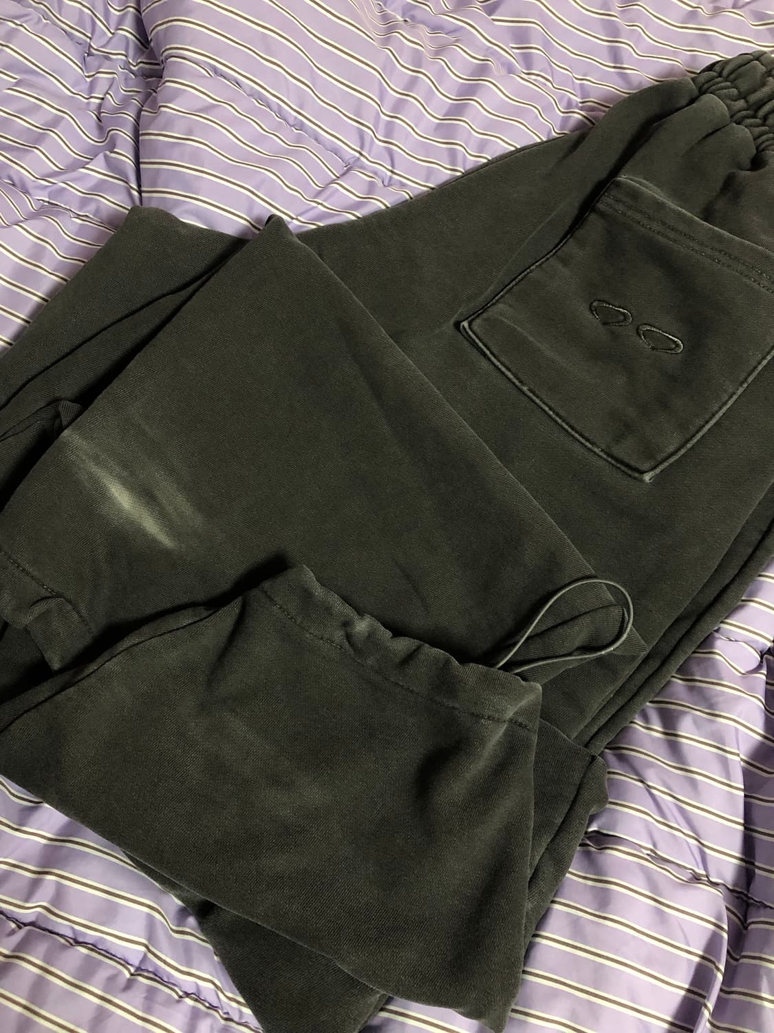 스켈리웩 벌룬핏 와이드 피그먼트 스웨트 팬츠 상품이미지2