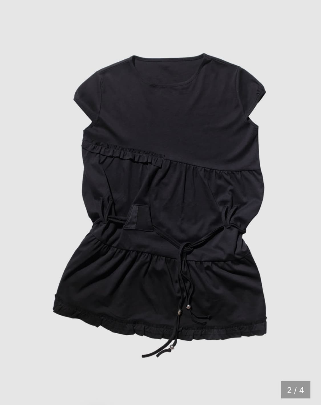 인앤양인하모니 인앤양 Shirring dress, black 상품이미지2