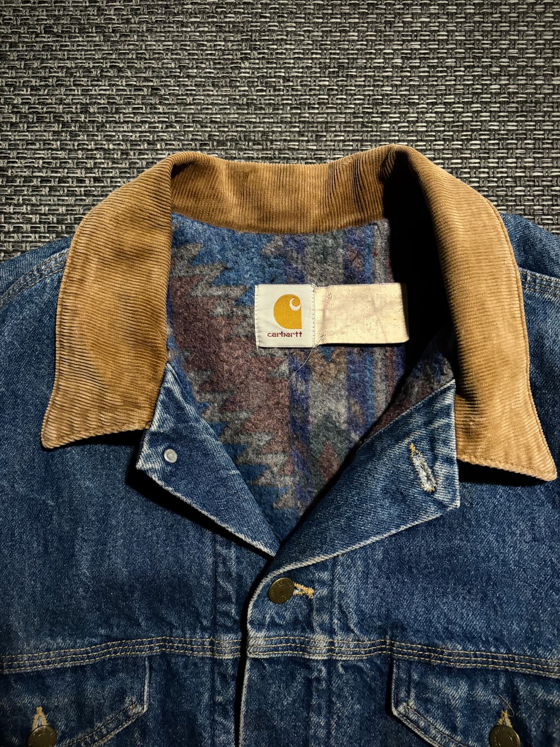 90s 칼하트 아즈텍 트러커 PJB008 XL USA🇺🇸 상품이미지4