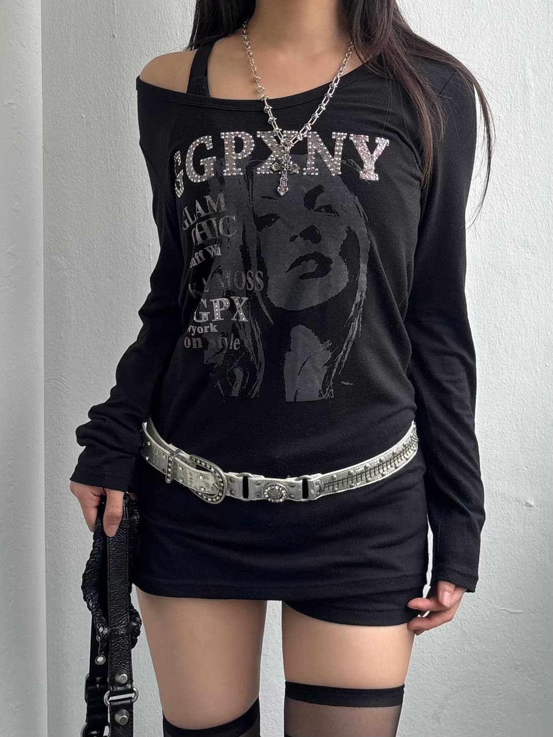 Vintage Cubic Graphic Long Sleeve 상품이미지2