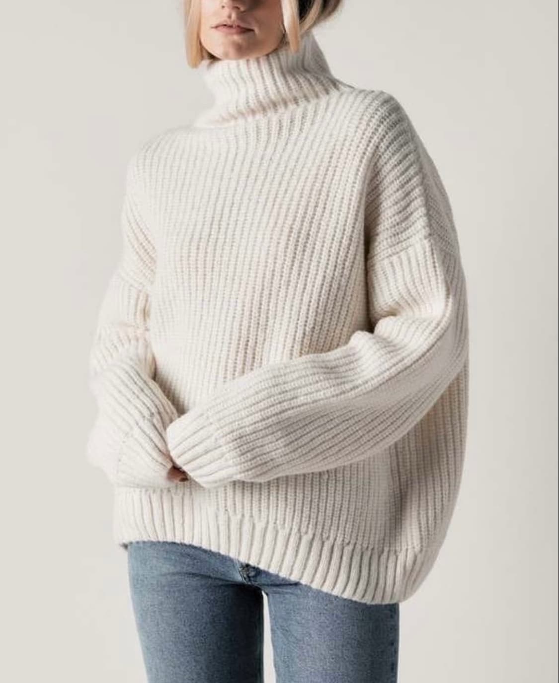 애니빙(ANINE BING) 알파카 + 울 터틀넥 니트 상품이미지1