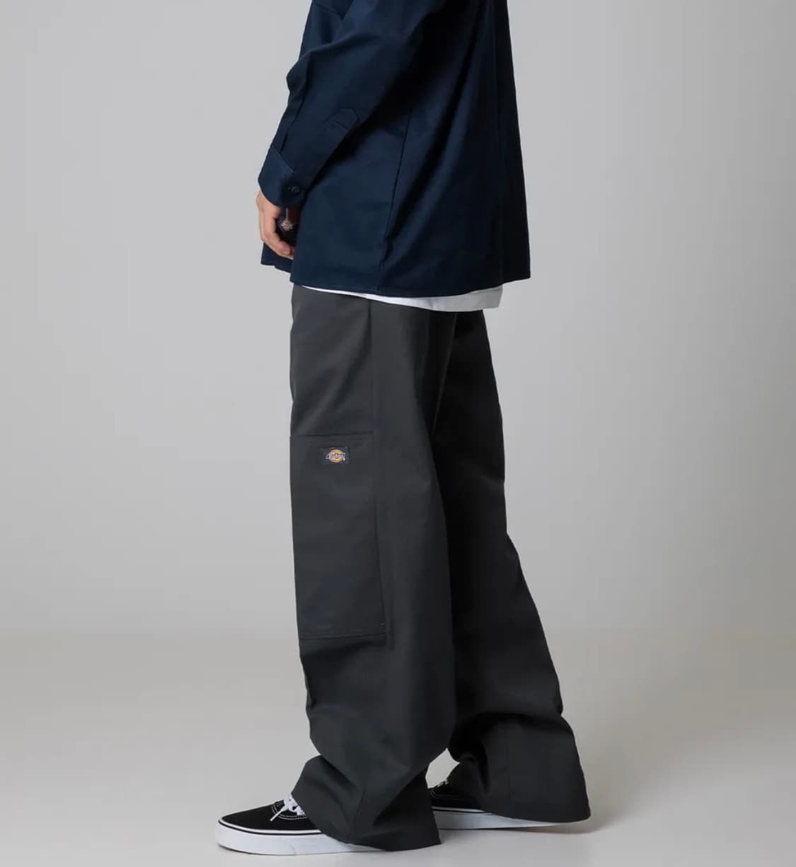 [28사이즈] 더블니 85283 루즈핏 워크팬츠 Charcoal 상품이미지1