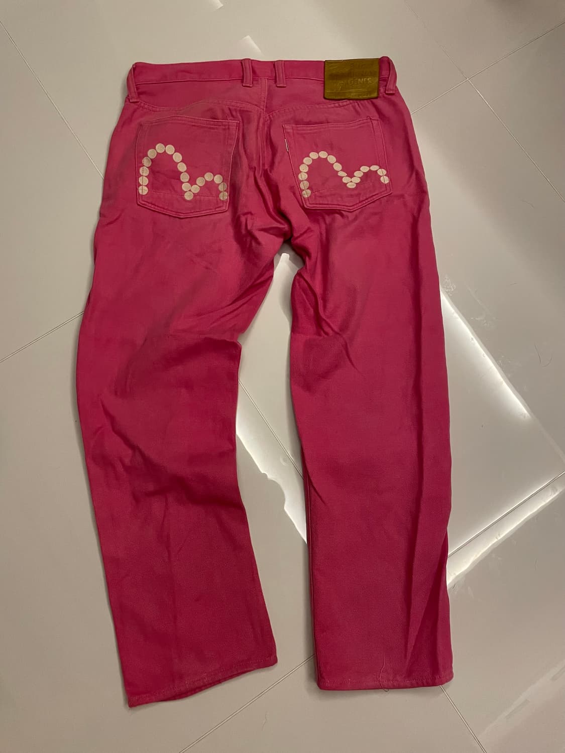Evisu 빈티지 데님 pink 상품이미지3