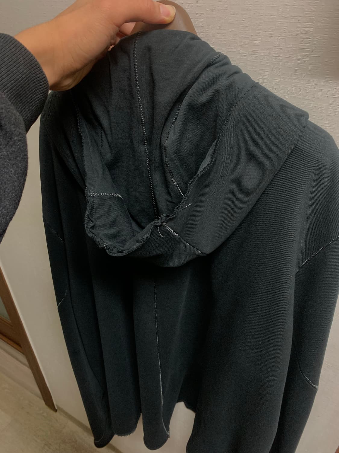 Dying layered hoodie 상품이미지4
