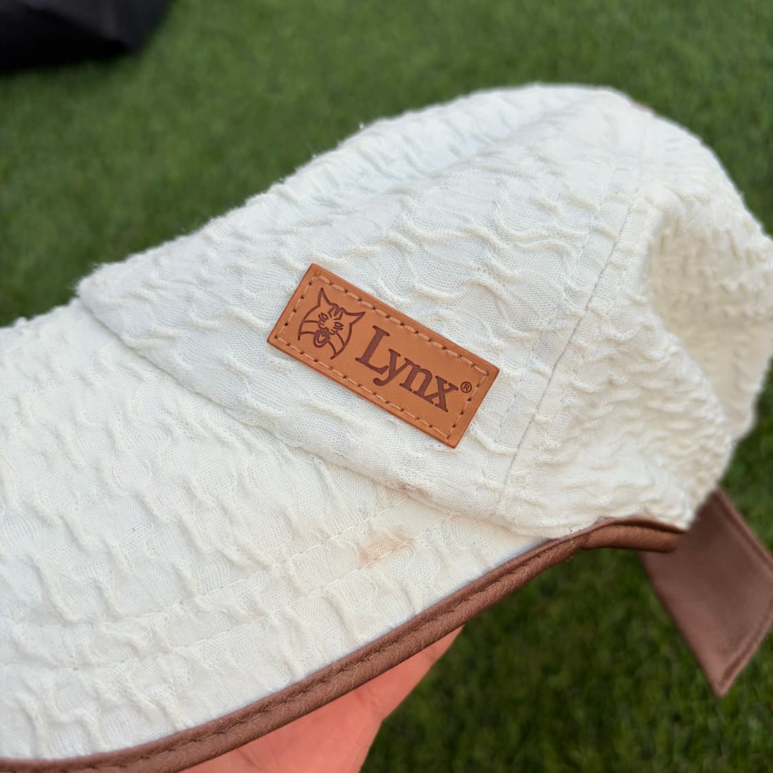 LYNX링스 빅리본 아이보리 캡 상품이미지4