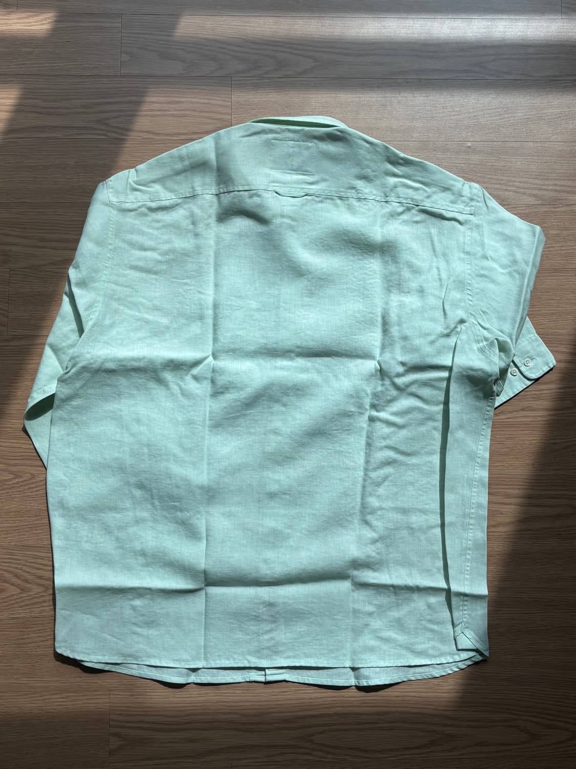 [새상품] 포터리 린넨 컴포트 셔츠 라이트 그린 상품이미지6