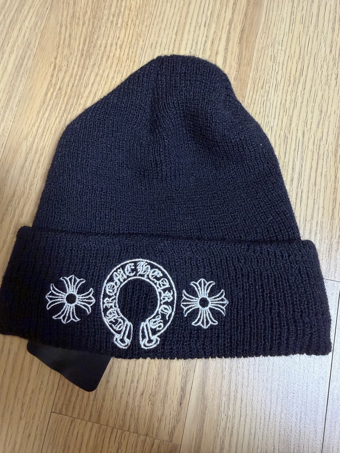 [os] 크롬하츠 홀스슈 비니 블랙 상품이미지1