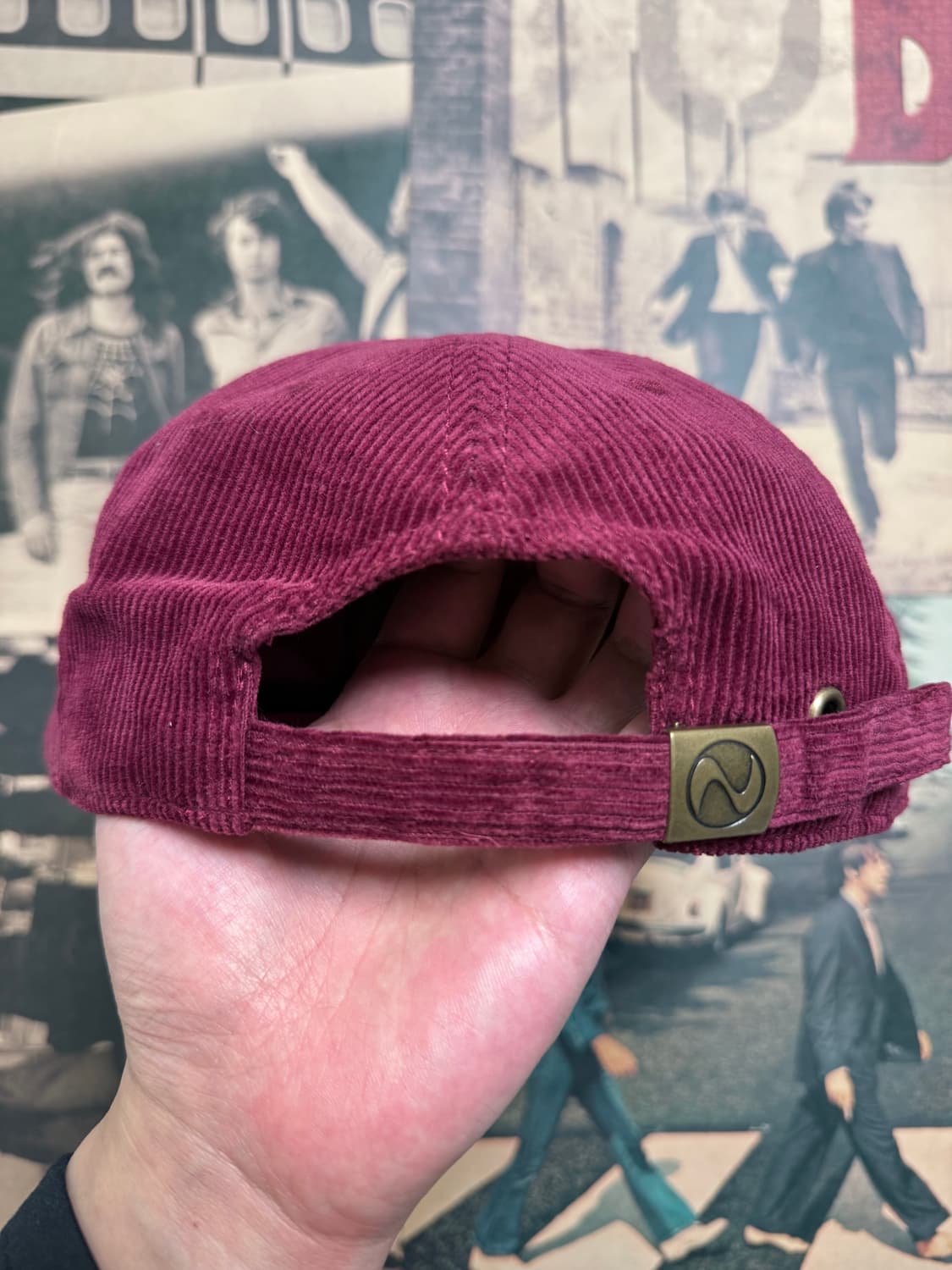 Marlboro(말보로) 버건디 코듀로이 캡 상품이미지5