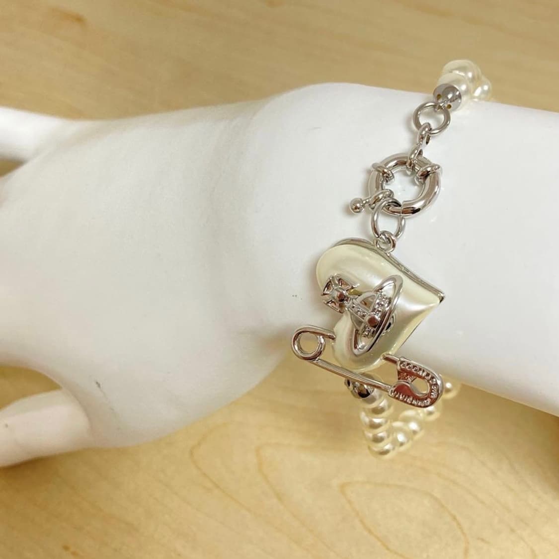 비비안웨스트우드 오리에타 진주 펄 orb 팔찌(새상품) 상품이미지4