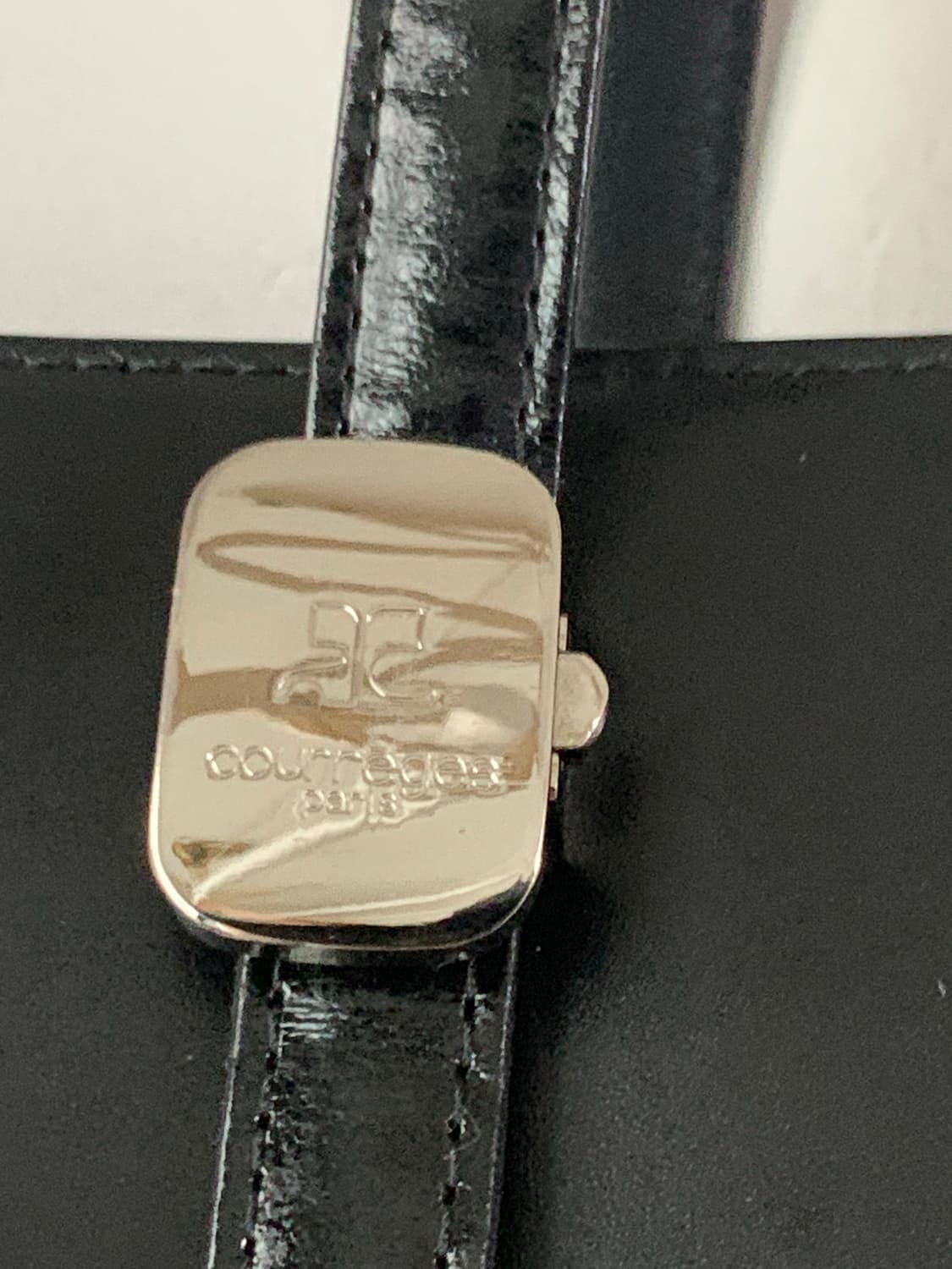 꾸레쥬 토트백 블랙 상품이미지3