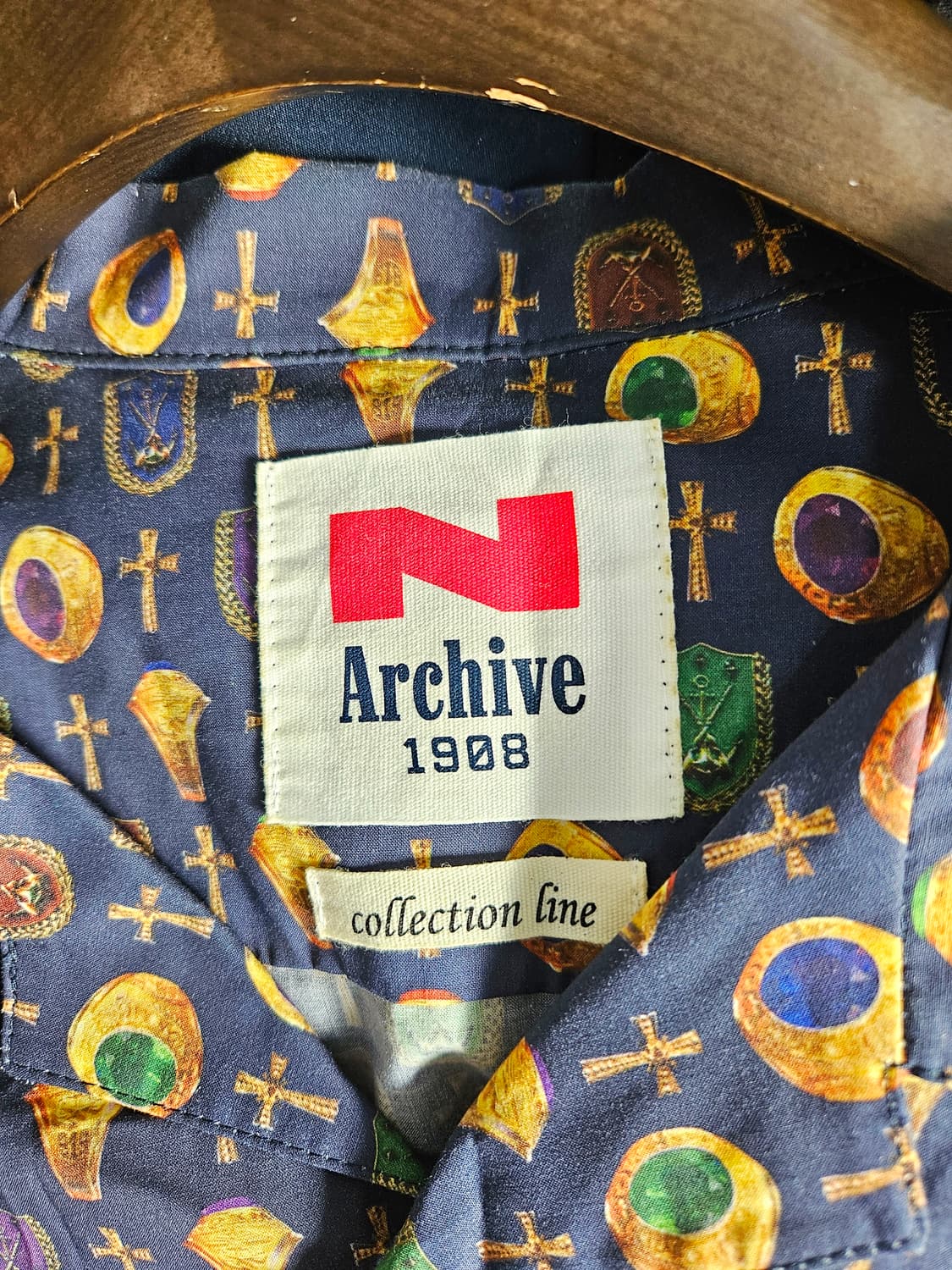 비욘드클로젯 아카이브 컬렉션 오버핏 반팔 셔츠 (새상품급) 상품이미지3