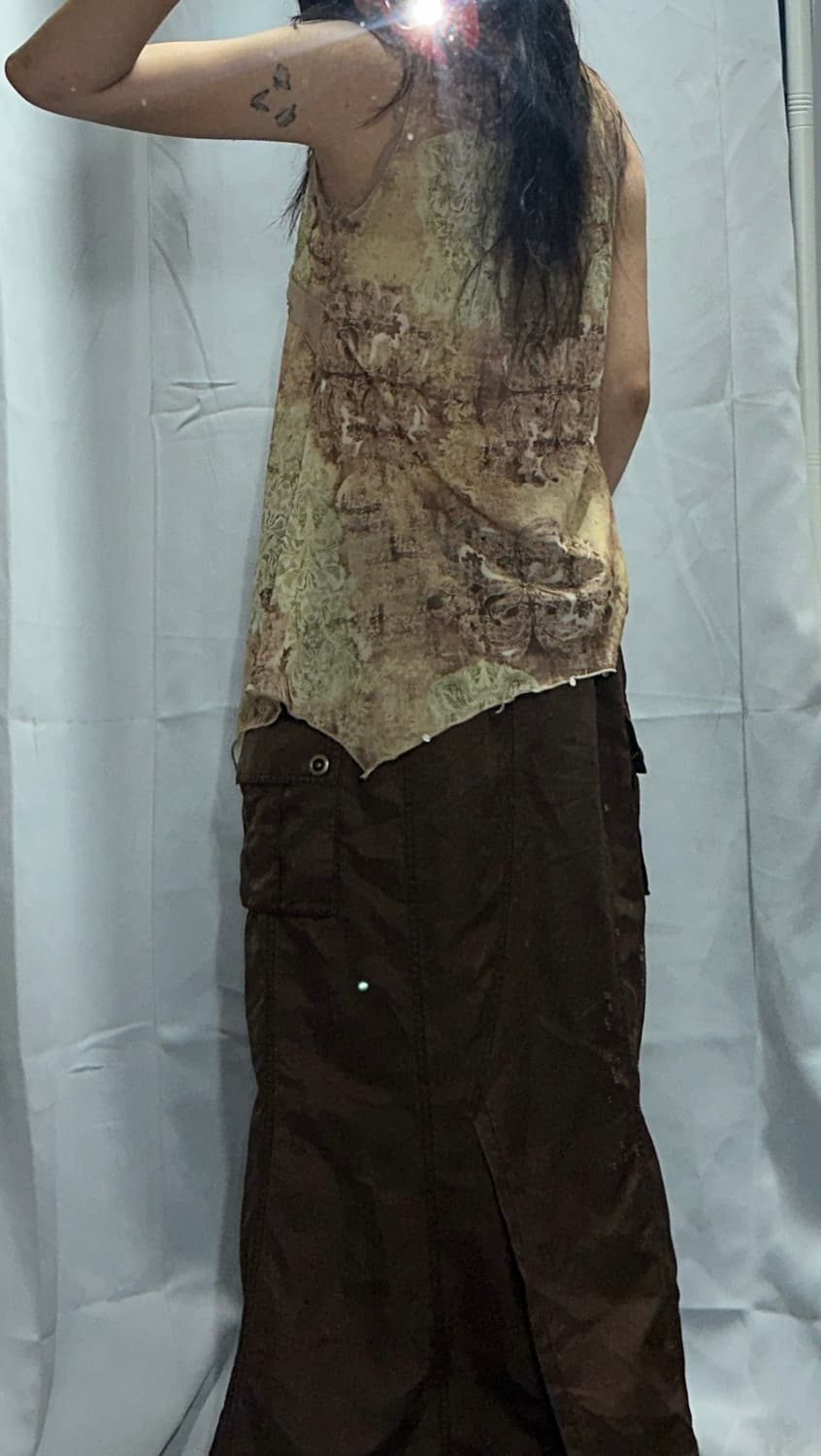 오리엔탈 와투케로사체리 페어리 언발 슬리브리스 고아st 지퍼 스커트 코디 상품이미지4