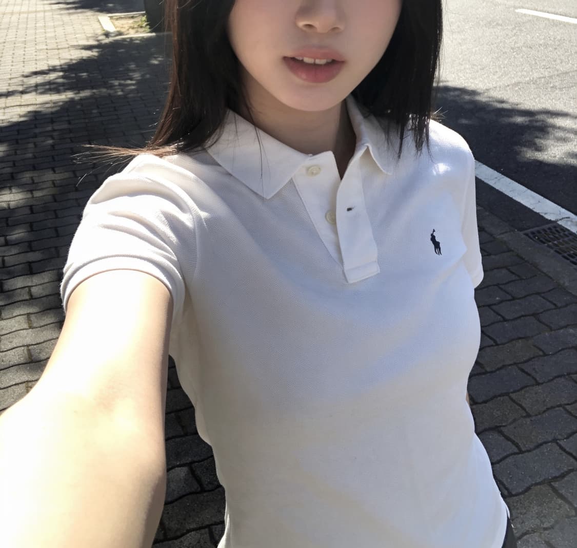 폴로 랄프로렌 화이트 포니 PK 반팔티 상품이미지1