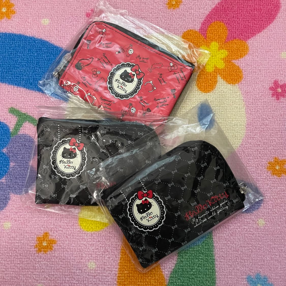 [새상품] 16년도 고전 블랙키티 지갑 카드지갑 상품이미지4