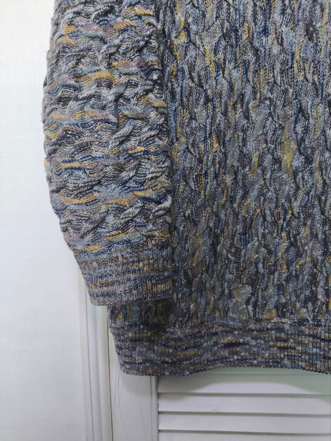 멘피아 케이블 패턴 니트 상품이미지3