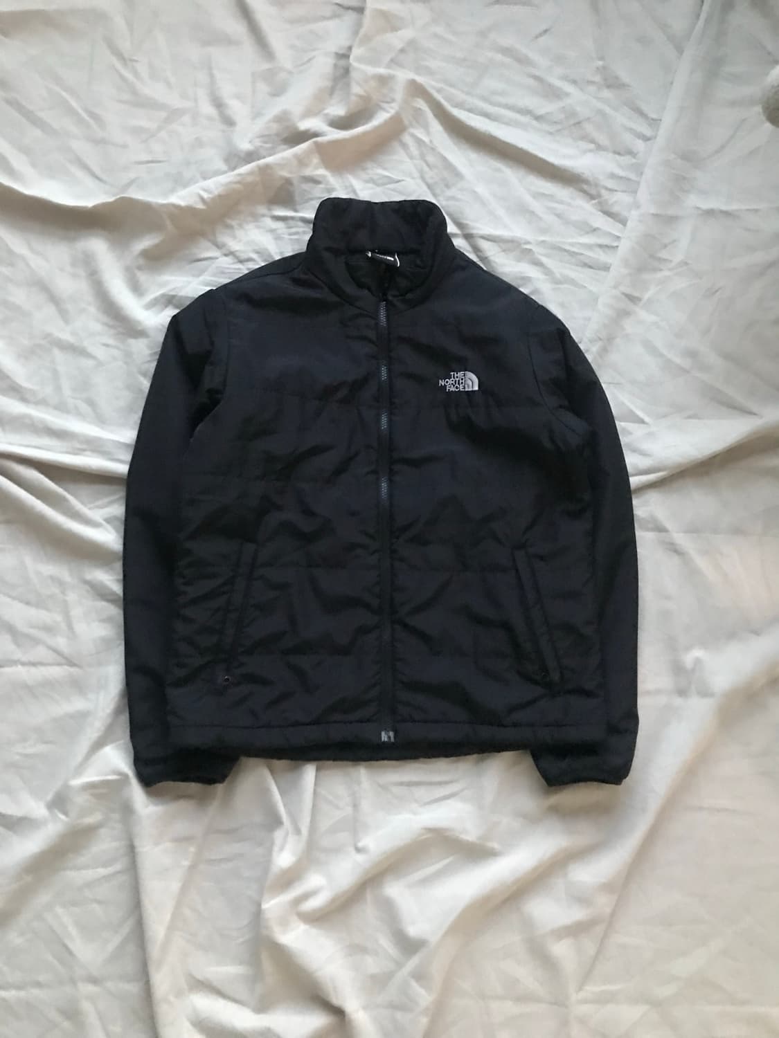 노스페이스 로고 블랙 경량 패딩 상품이미지5