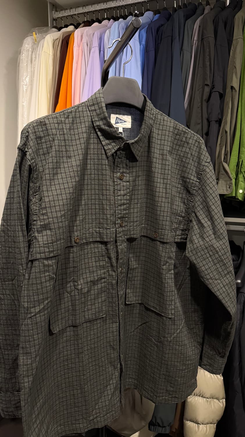 빔즈 필그림 26ss 알버트필드 셔츠 올리브 L사이즈 상품이미지5