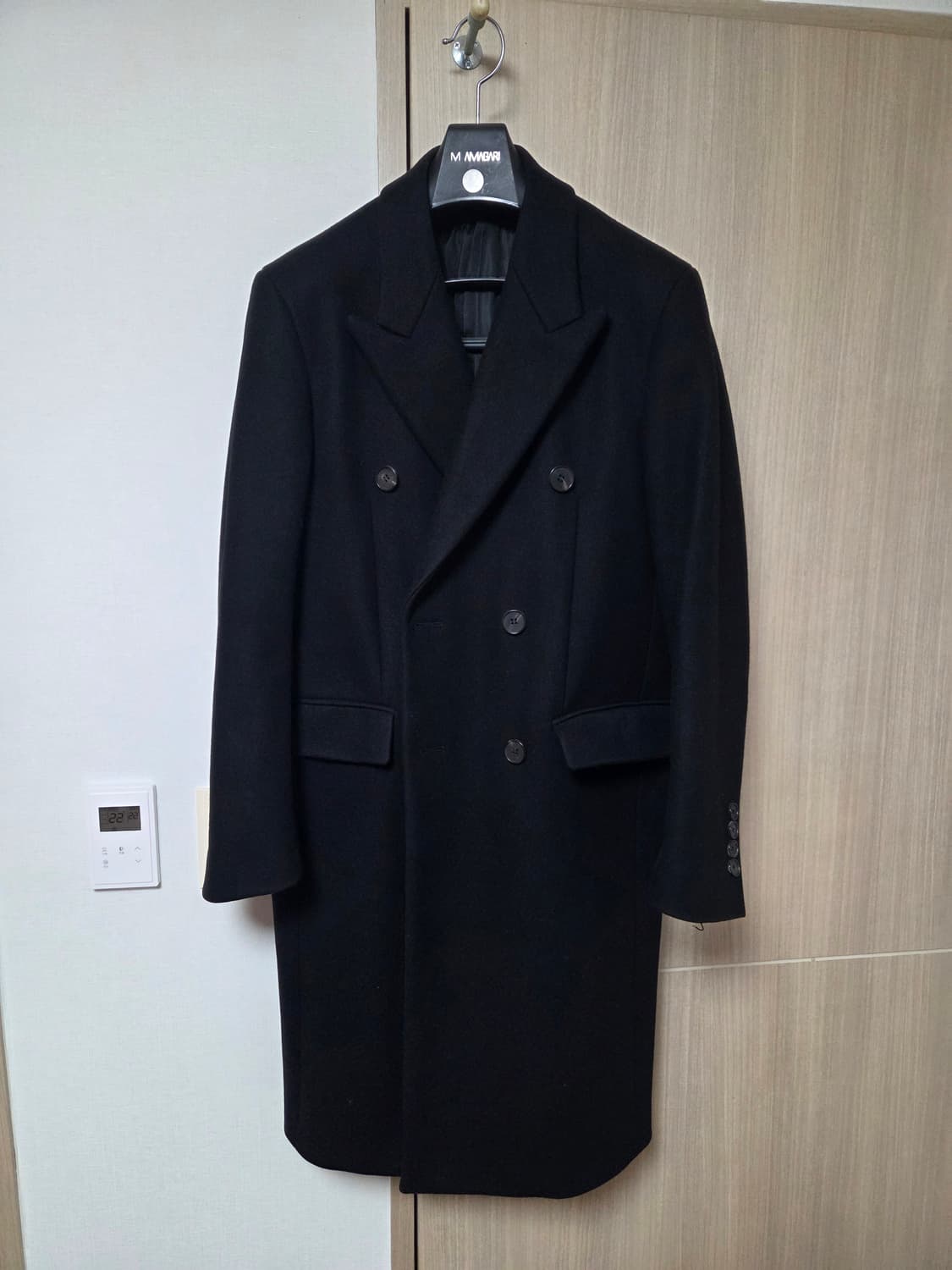 마마가리 mtr캐시미어 더블코트 상품이미지1