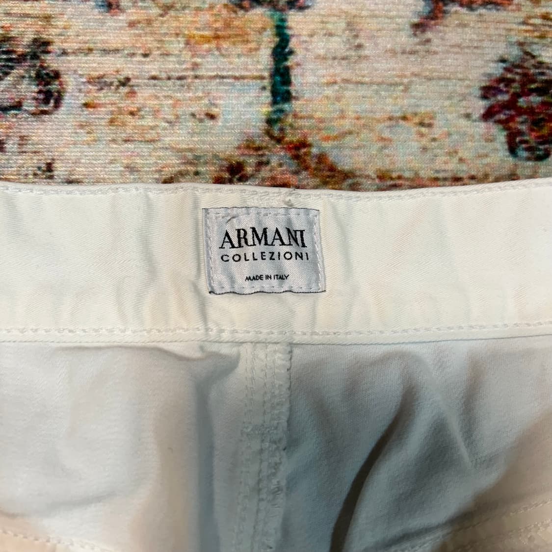 [34] 아르마니 꼴레지오니 컴포트 핏 코튼팬츠 이탈리아 생산 상품이미지4