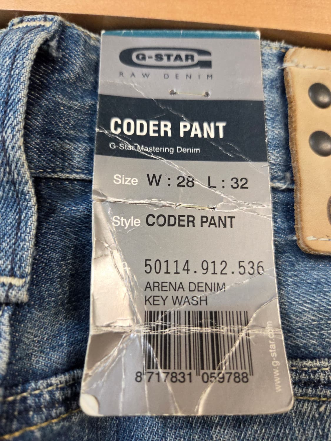 G-Star Raw 3301 데님 청바지(W28/L32)남여공용 상품이미지7