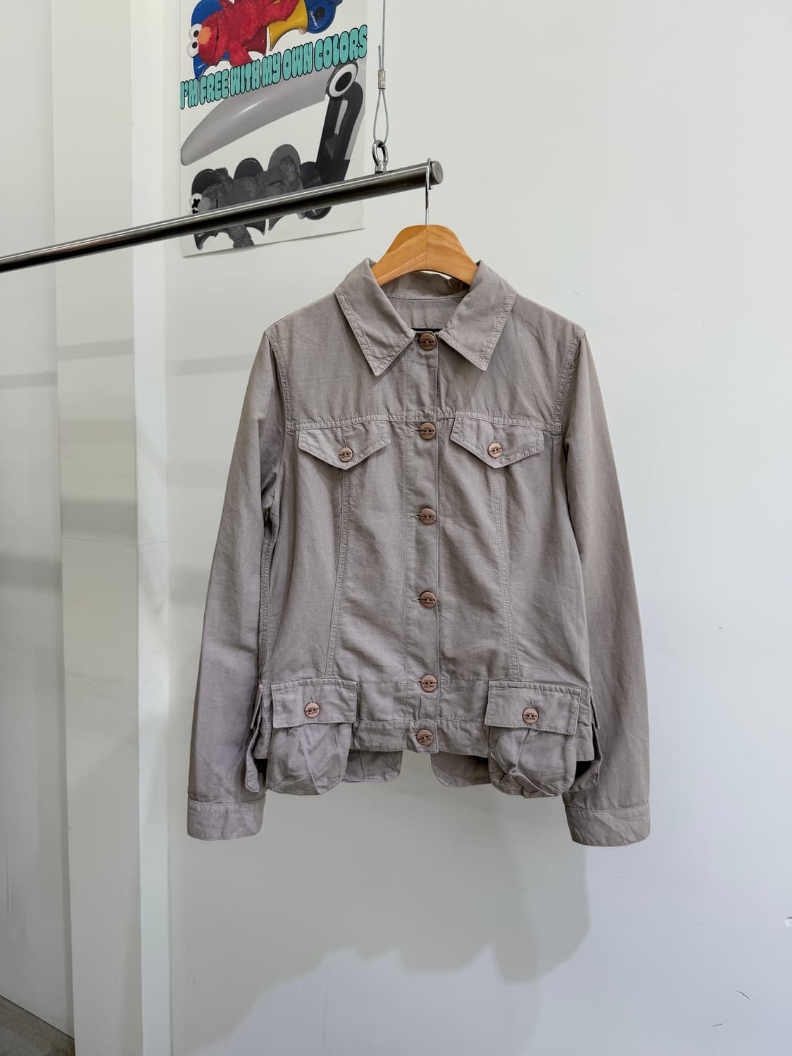 KRIZIA JEANS (Made in Italy) 멀티 포켓자켓 상품이미지1