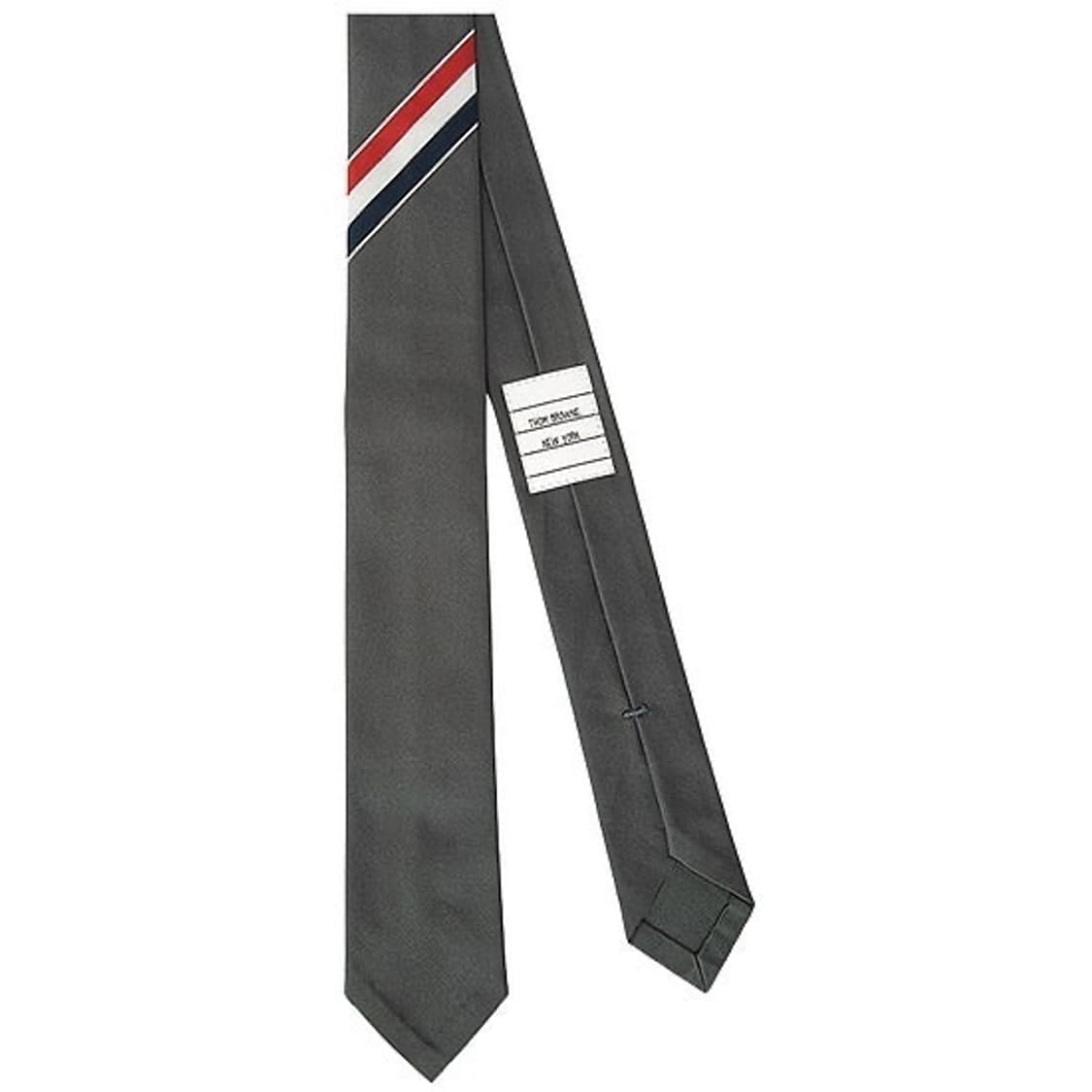 [F] 톰브라운 엔지니어드 실크 사선 삼선 넥타이 타이 (국내 매장판) 상품이미지2