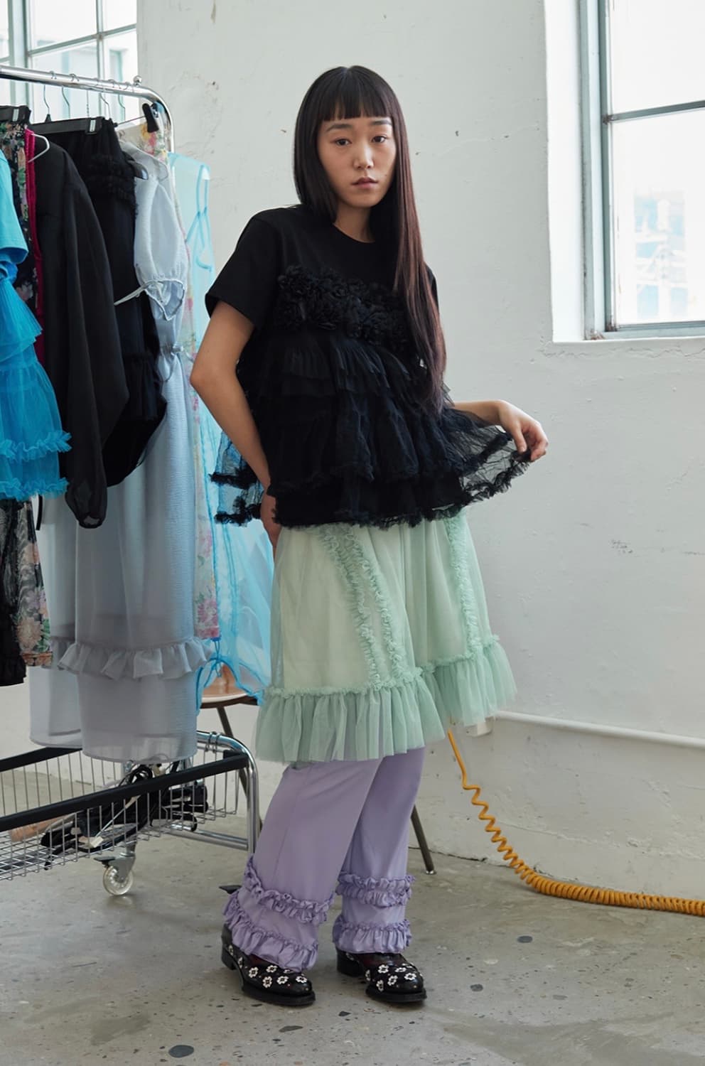 [생긴스튜디오] Banding ruffle sha skirt 🍥🕊️ 상품이미지2