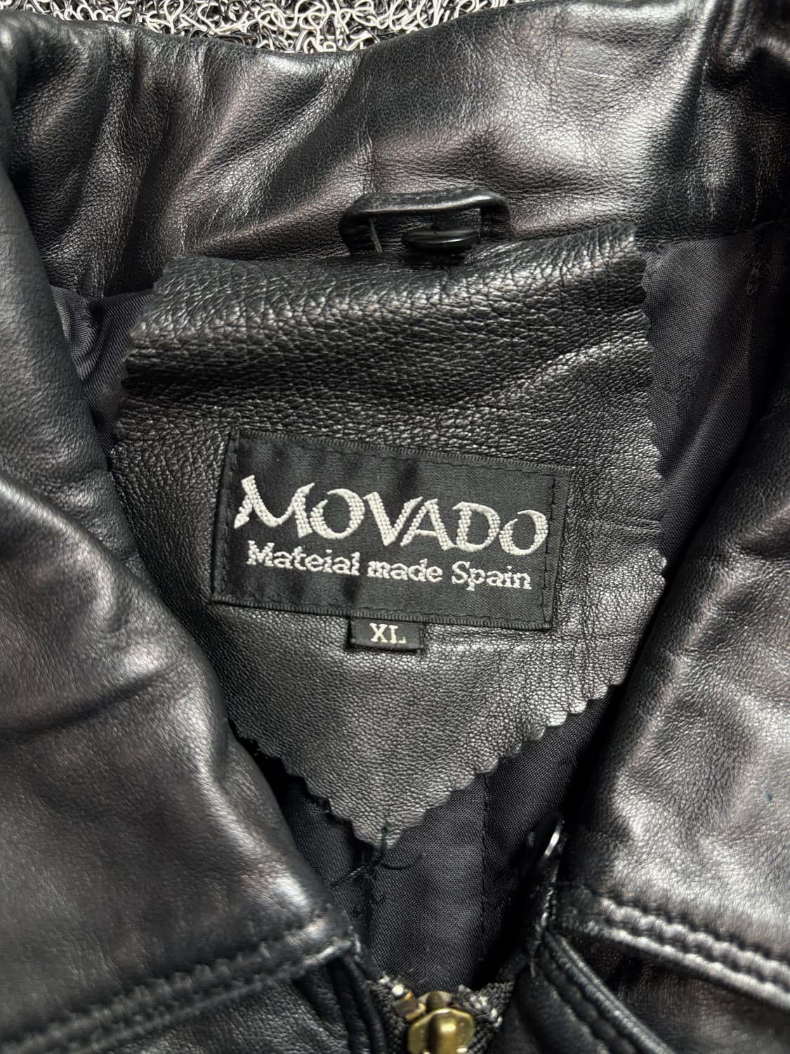MOVADO 빈티지 아카이브 램스킨 가죽 봄버 자켓 2061 상품이미지3