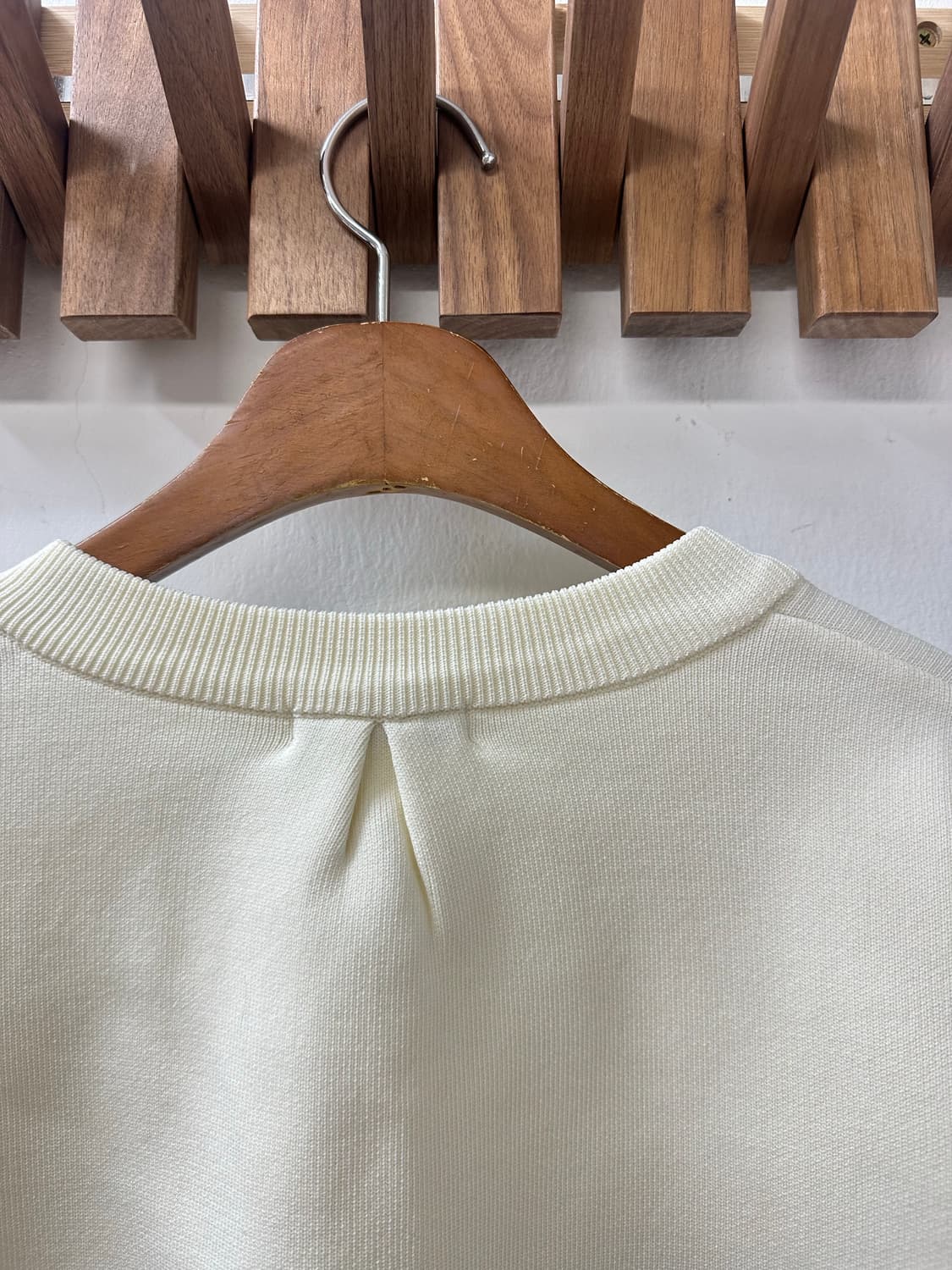 일본빈티지 Niko and… 니코앤드 아이보리 스냅 니트 가디건  상품이미지6