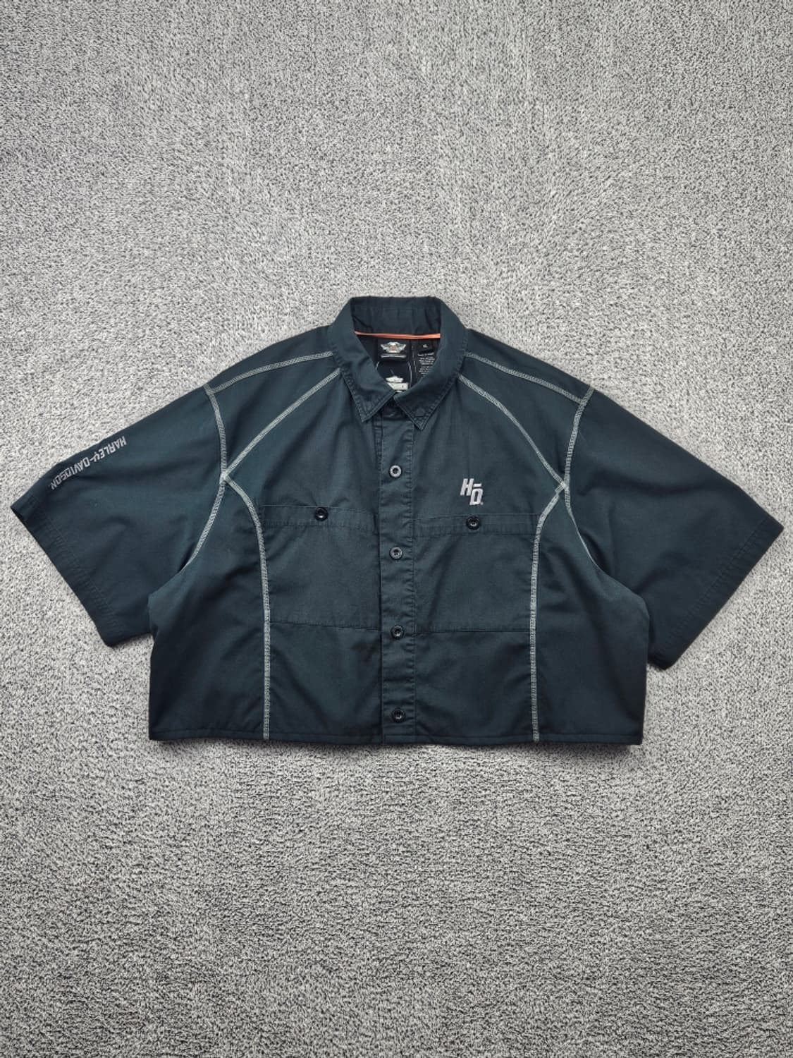 할리데이비슨 바이커 반팔 셔츠 크롭커스텀 ( XL ) / 11811 상품이미지2