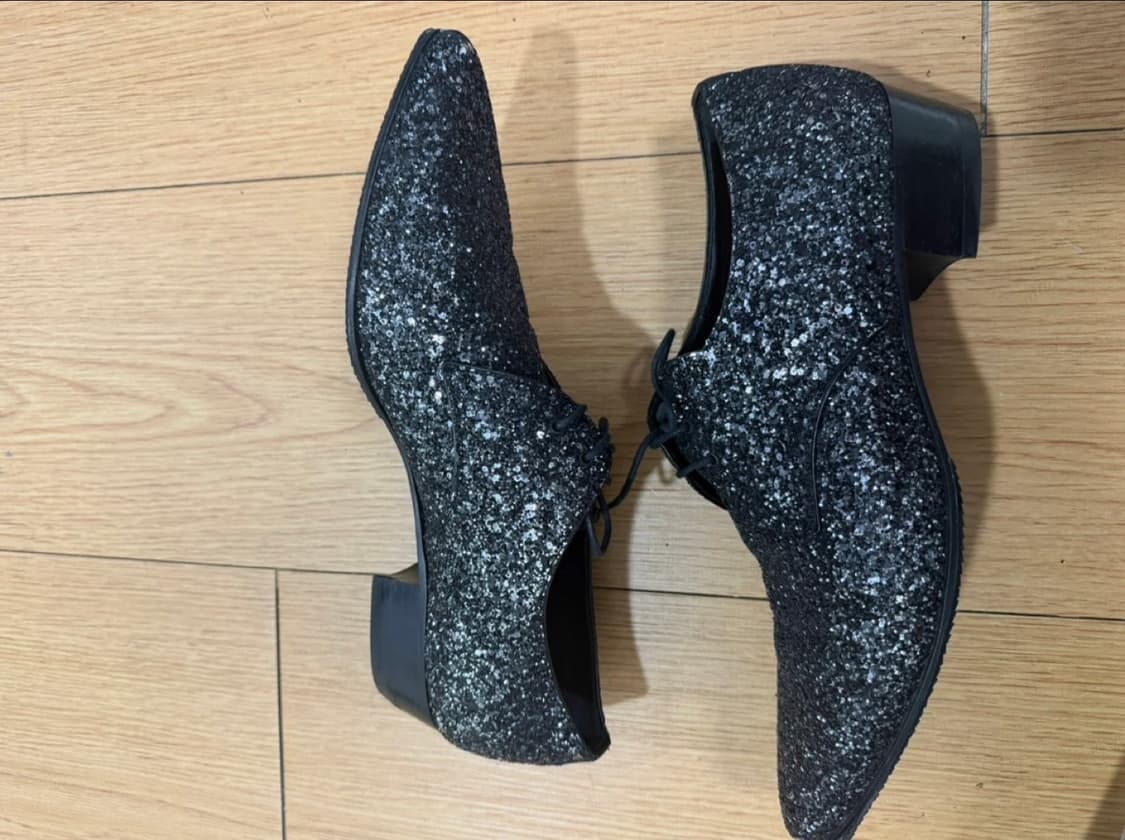 생로랑 호퍼 더비 글리터 블랙(41반사이즈) 상품이미지3