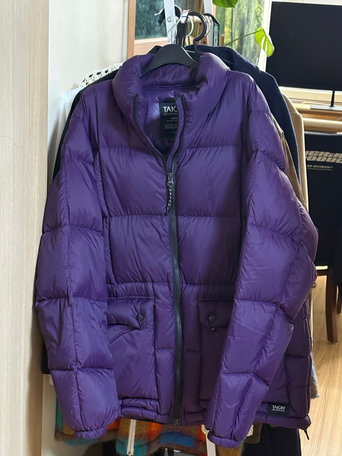 타이온 패딩 퍼플 상품이미지4