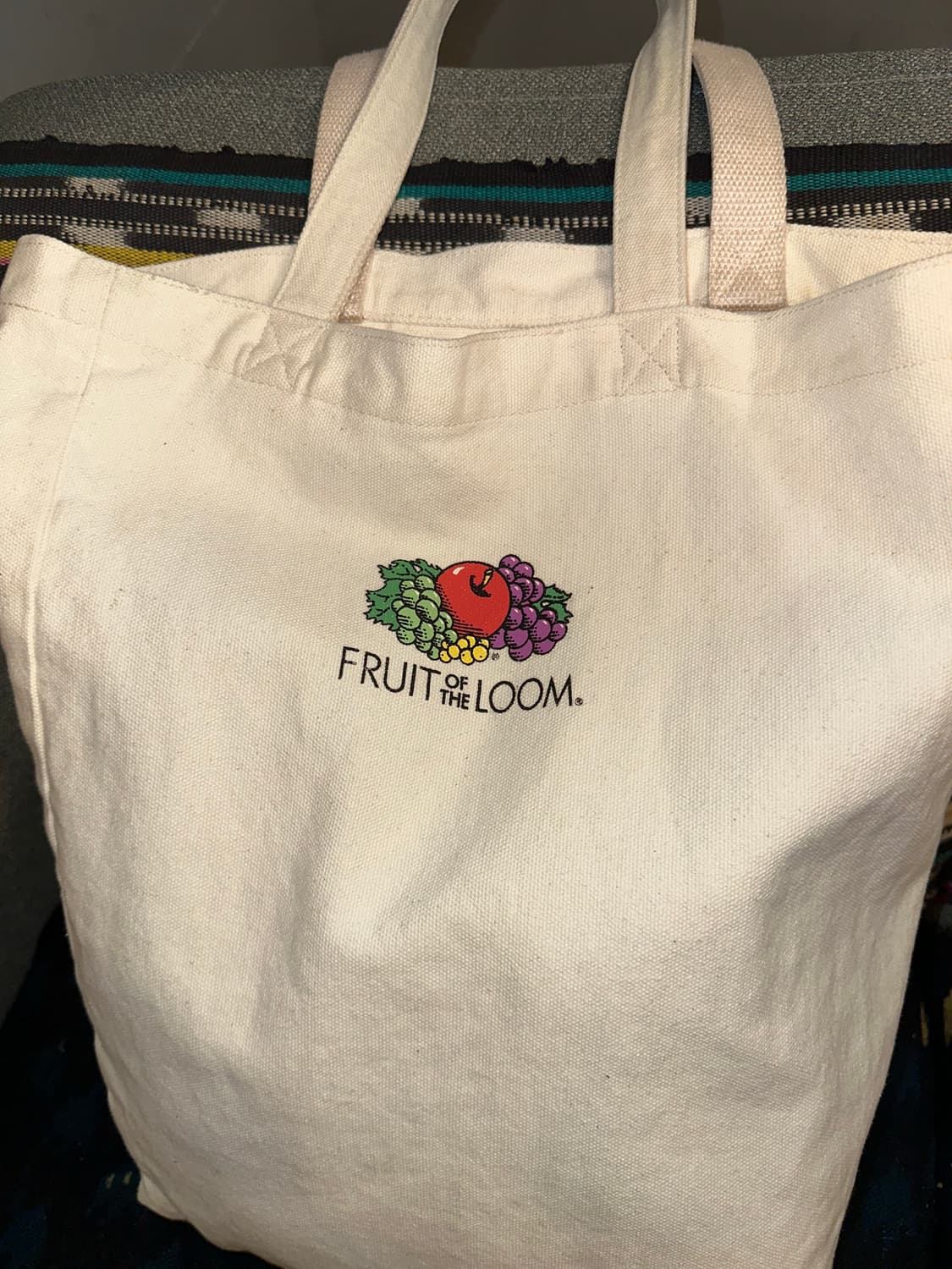 Fruit of the loom logo print eco bag 상품이미지6
