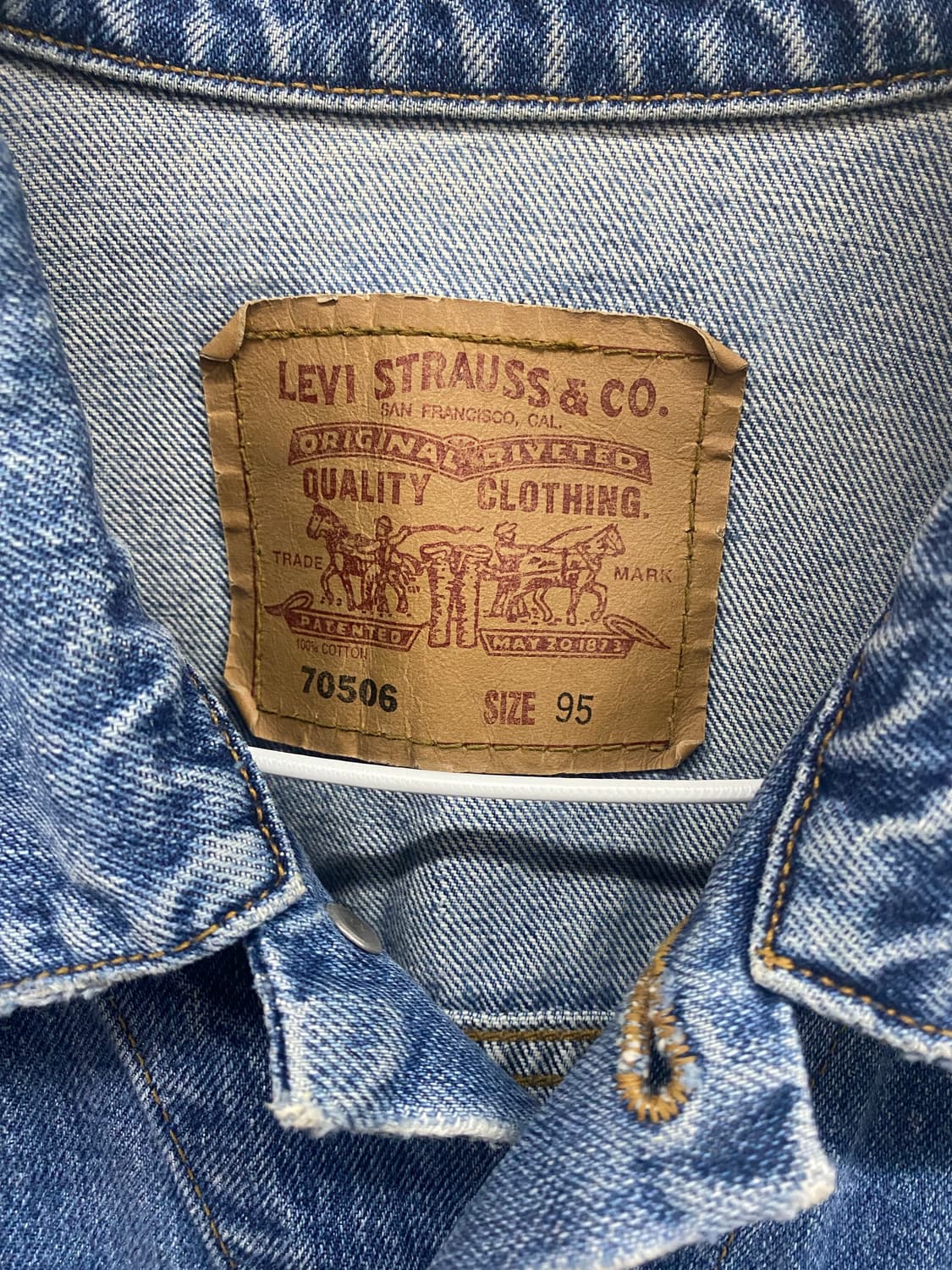 리바이스 트러커 데님 청자켓 95사이즈 상품이미지5