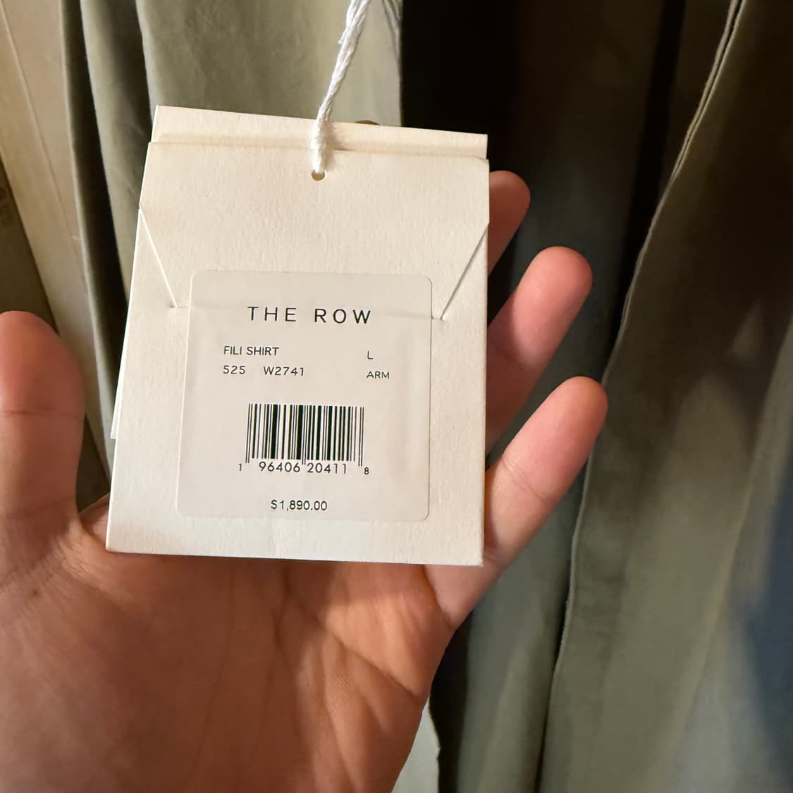 새상품) 더 로우(the row) 23 F/w 필리 셔츠  상품이미지5