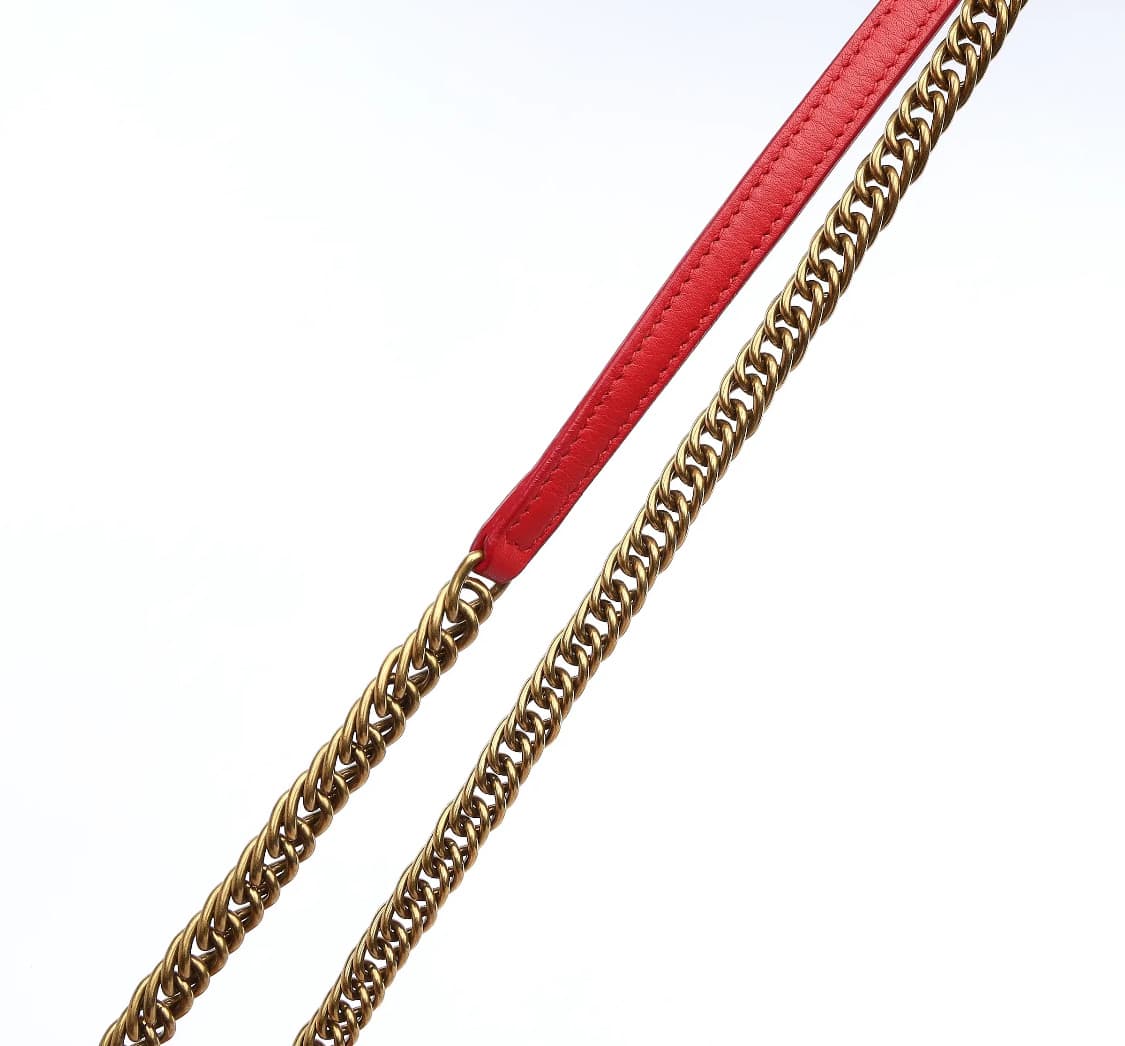 [A급] 발렌시아가 레드 BB로고 체인 숄더백 판매합니다!!! 상품이미지7