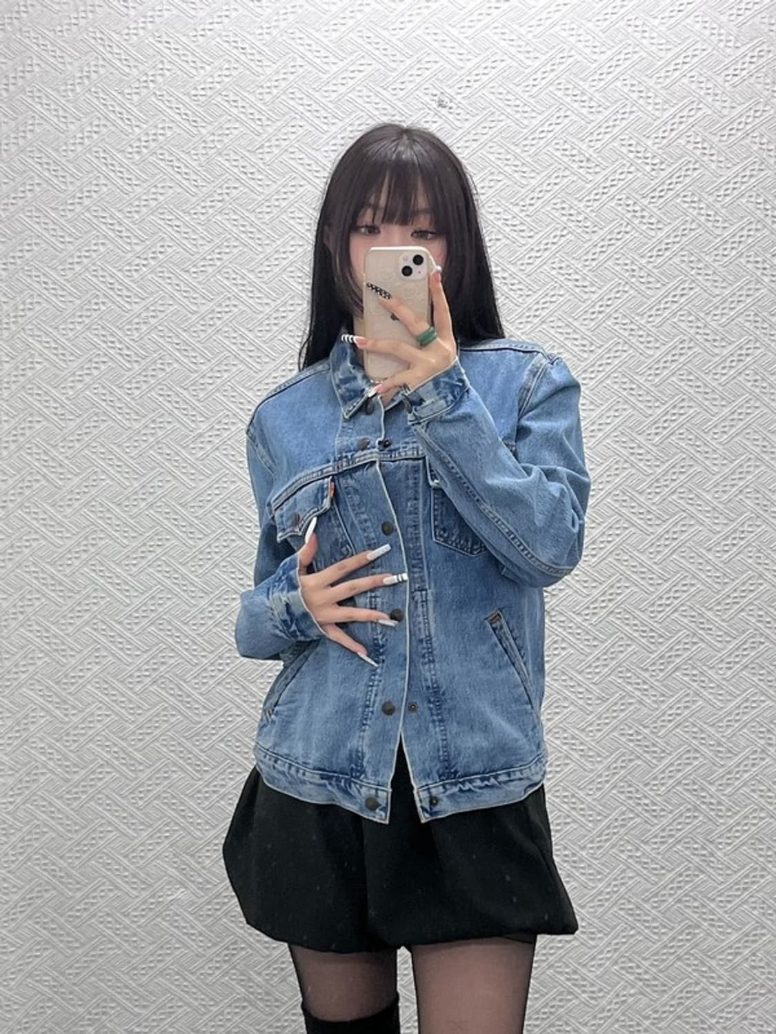 리바이스 캐주얼 빈티지 트러커 연청 데님 자켓 S C10711 상품이미지1