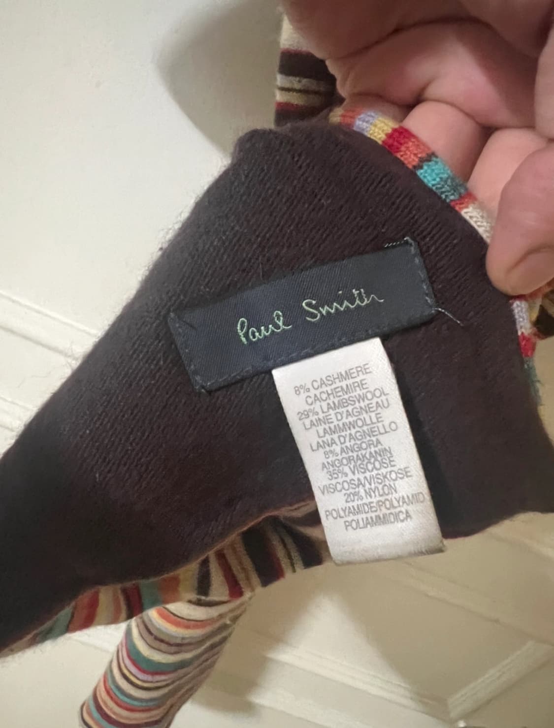 Paul smith 캐시미어 램스울 머플러 상품이미지3