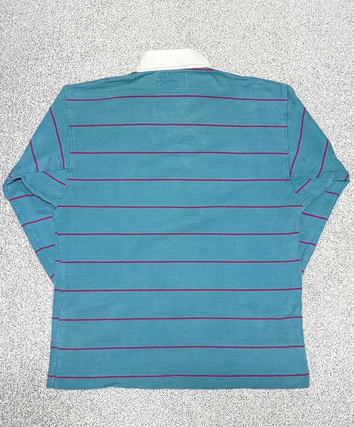 90s LAND'S END 빈티지 스트라이프 럭비 셔츠 상품이미지5