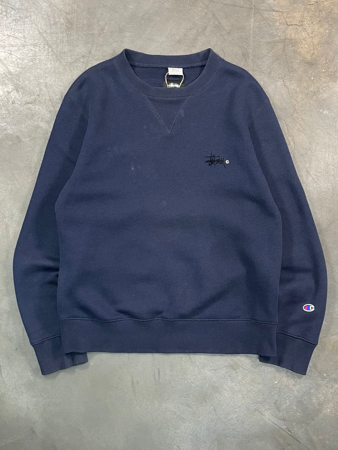 스투시 X 챔피온 스탁로고 스웻셔츠 상품이미지4