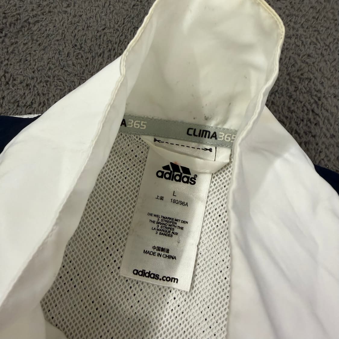 [정품/L] 아디다스 올드스쿨 배색 바람막이 자켓 상품이미지5