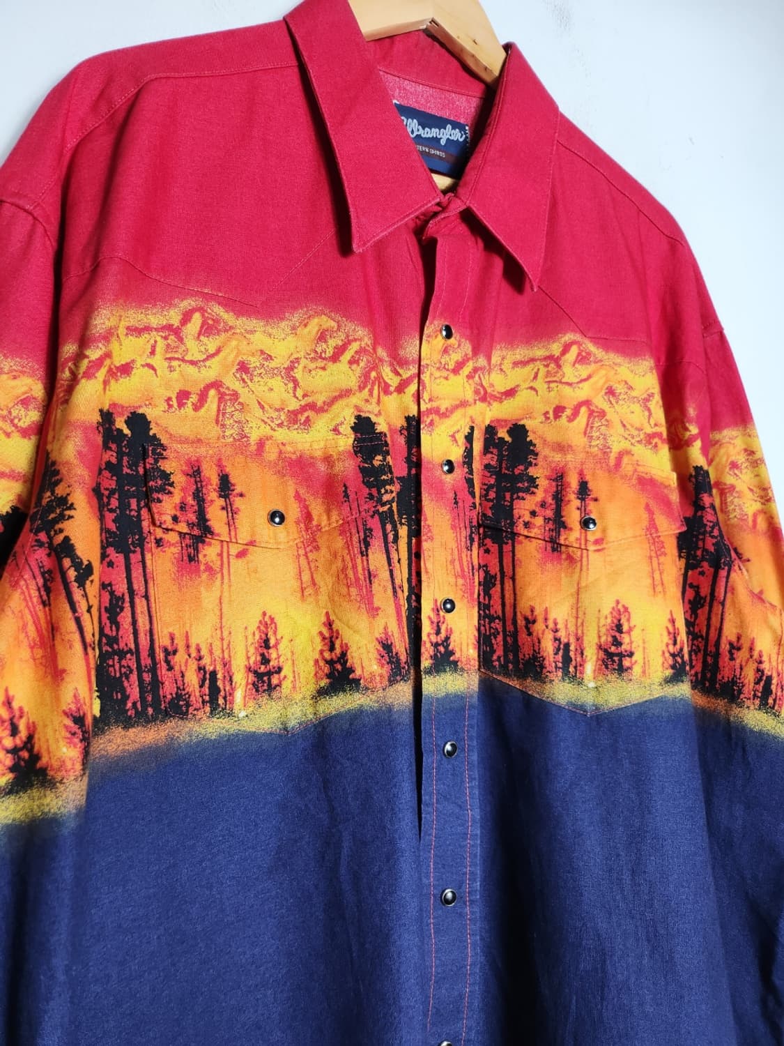 랭글러 빈티지 웨스턴 셔츠 상품이미지3