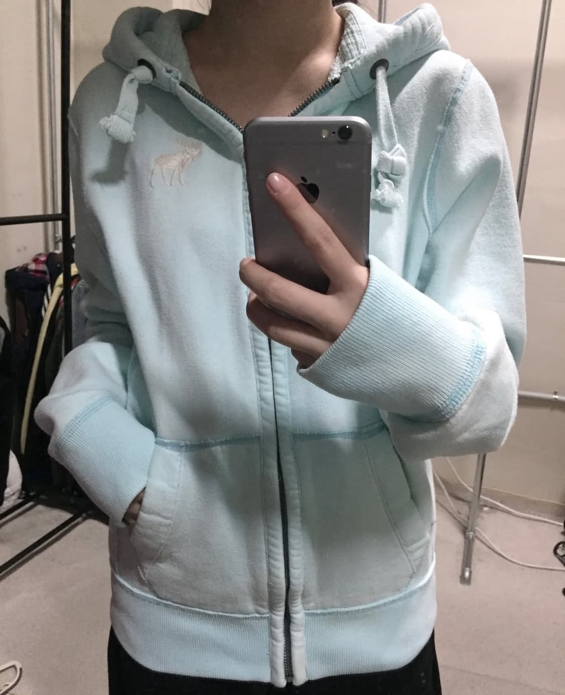 아베크롬비 소다 하늘 후드집업 상품이미지1