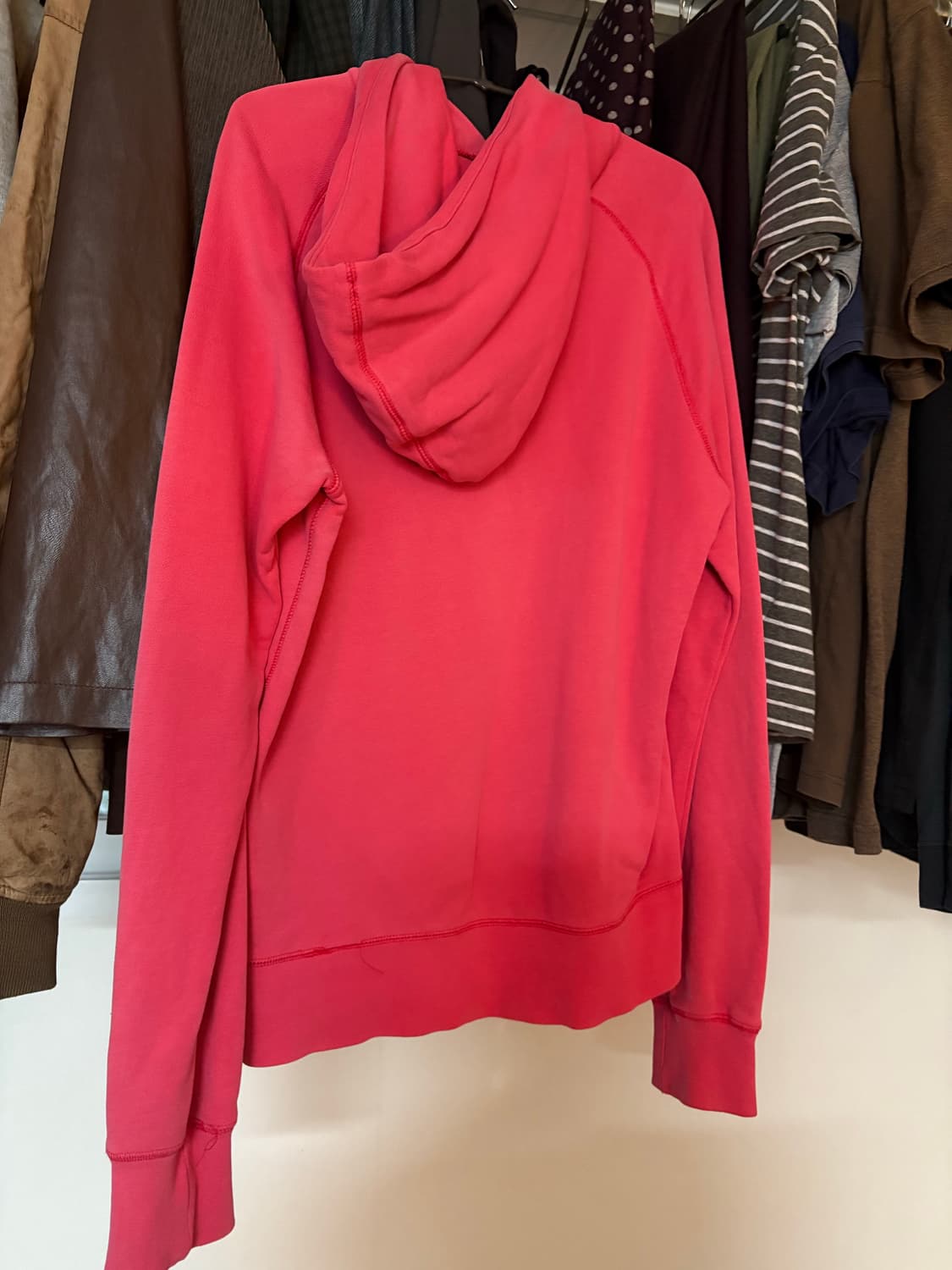 빈티지 나이키 레드 후드 상품이미지2