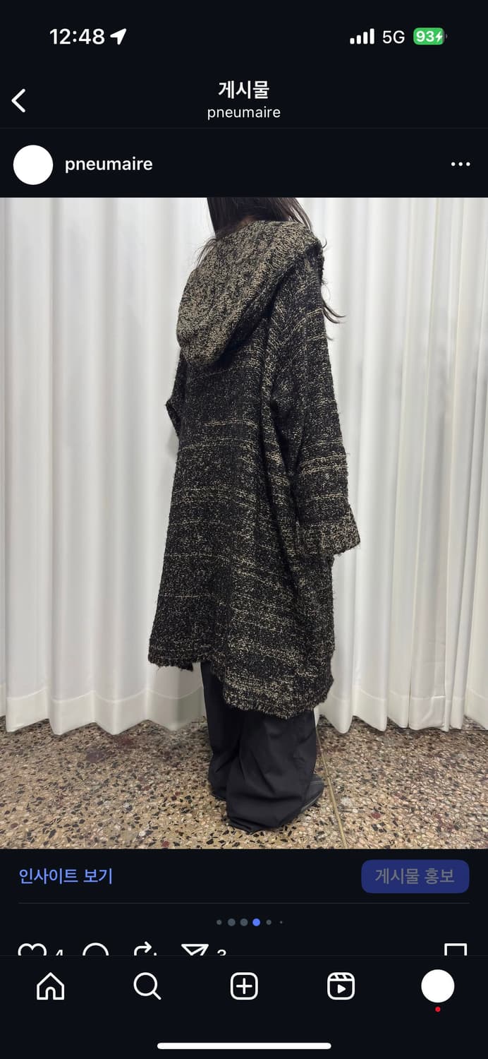 first club maxi hood knit cardigan  상품이미지4