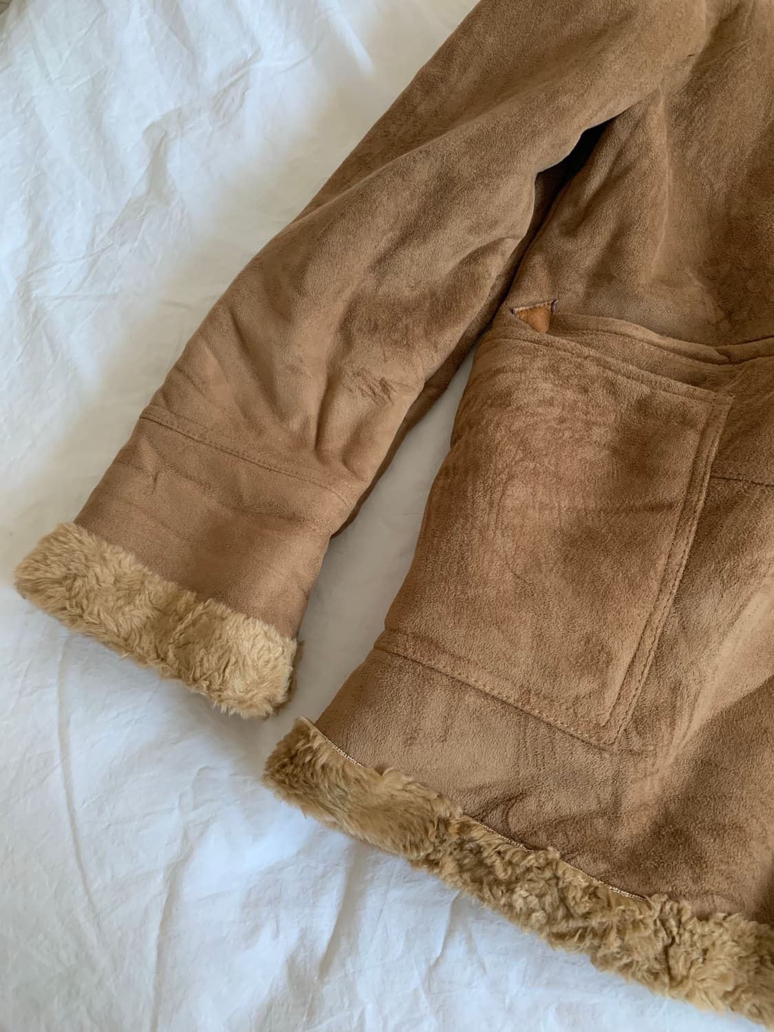 카멜 스웨이드 야상 상품이미지3