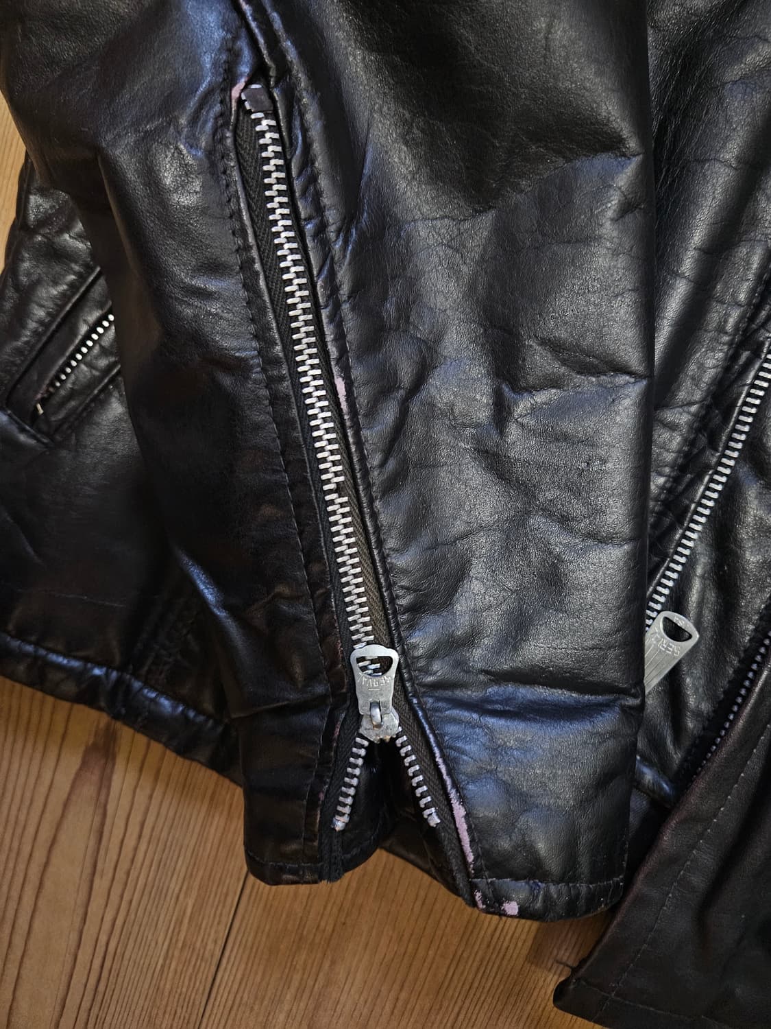 빈티지 카페레이서 레더자켓  상품이미지4