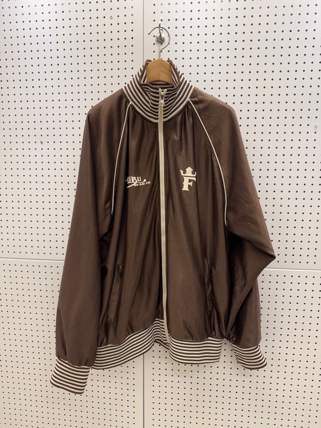 후부 빈티지 트랙자켓 브라운 U1150 상품이미지2