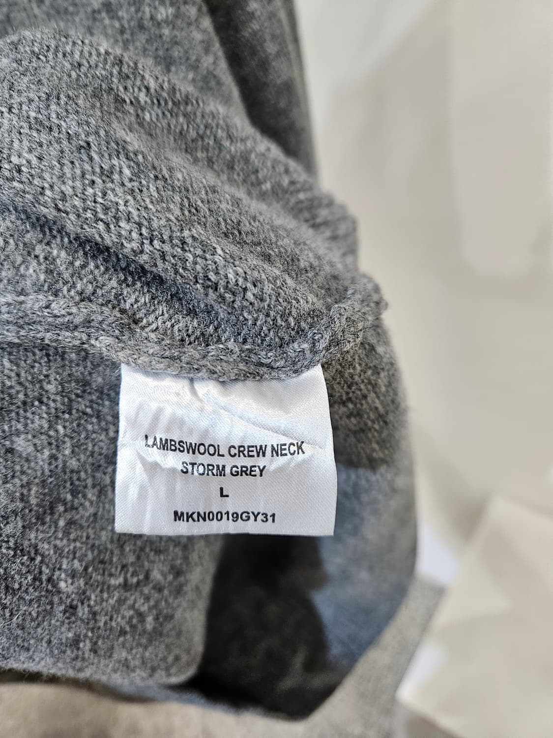 바버 라운드넥 니트 상품이미지5